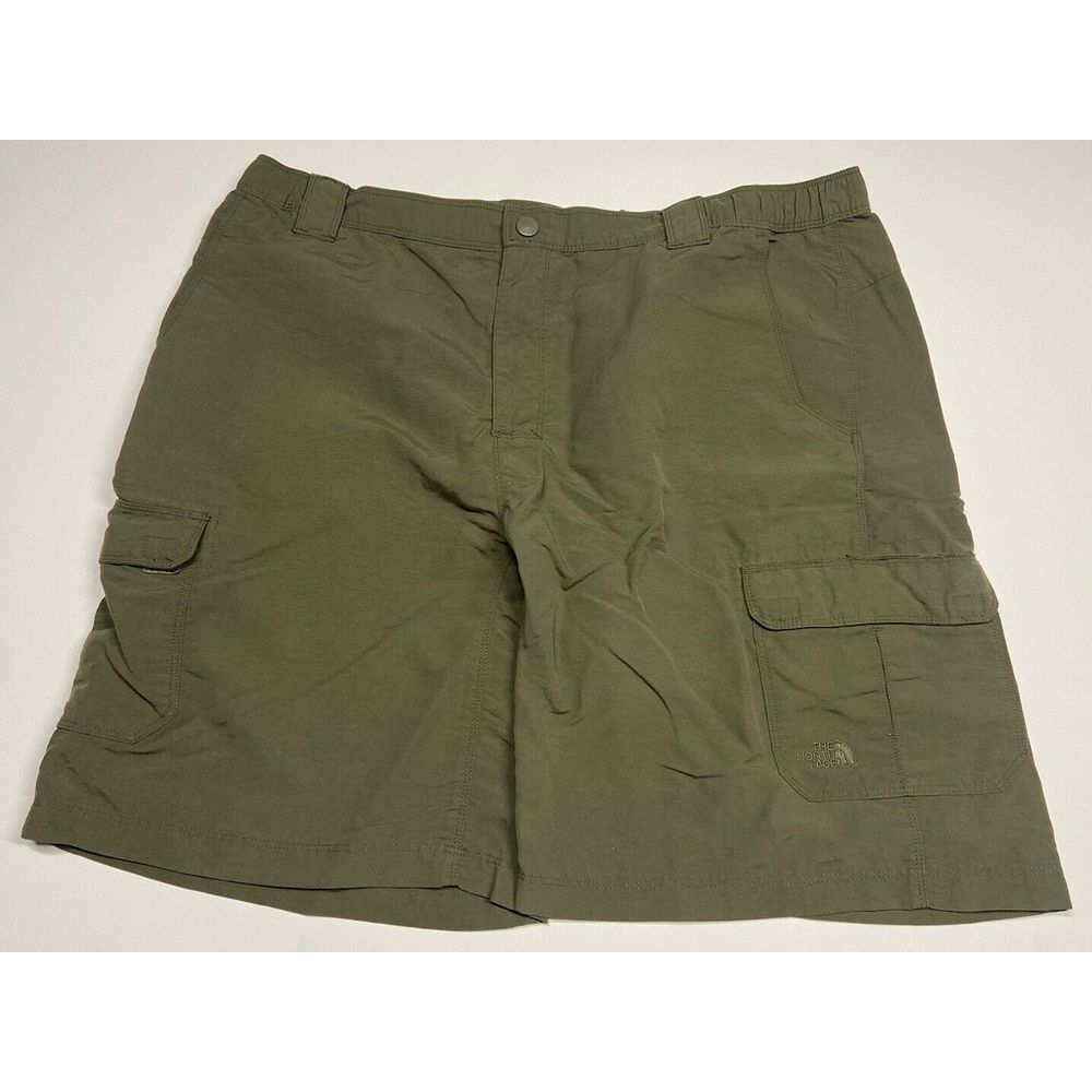 The North Face‎ Shorts Mens XL Green Cargo Hiking Outdoor Lightweight Camping